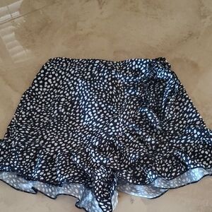 Black and White Polka Dot Women's Skort